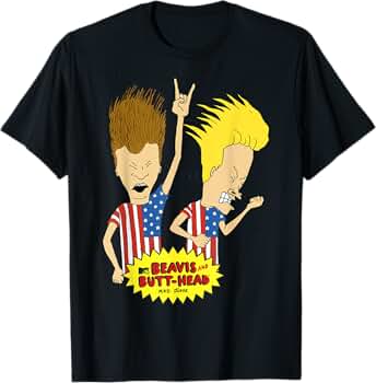 Beavis and Butt-Head T-shirt ©︎1996 AC/DC World Tour 1996 Beavis And Butthead T-Shirt Large Rare Rock